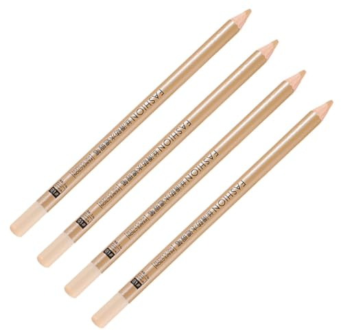 Crayon Correcteur de Maquillage Blanc en Bois 4 Pièces
