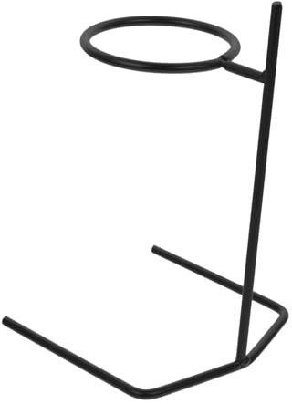 FONDOTIN Supporto per Tazza Filtro in Acciaio Inossidabile Nero, Portafiltro per Caffè a Goccia, Supporto Pratico per Preparazione Caffè Domestica, Accessorio per Bar e Ufficio,
