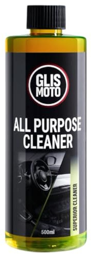 Glismoto All Purpose Cleaner (APC) – Concentrated Car Degreaser | Interior & Exterior Cleaning Solution for Paint, Vinyl, Plastics, Upholstery & Carpets | Safe & Dilutable Formula (500ml)