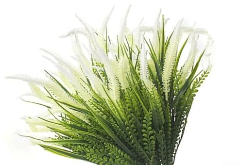 Künstliches Hundeschwanzgras mit 7 Köpfen, Realistische Faux-Pampasgras-Dekoration für Innen- und Außenbereich, Wetterfestes Kunststoff-Ziergras für Fensterdekoration und Garten