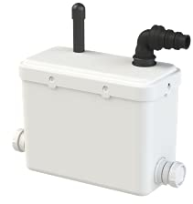 Aquasani Pump - Pompe de Relevage Eaux Usées, 250W, Relevage Vertical 4m, Horizontal 40m, Connexions Douche, Lavabo, Lave-Linge, Compacte et Facile à Installer, Fabrication Française, Garantie 3 Ans