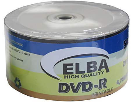 ELBA DVD 4,7GB-120MIN 16X STAMPABILE DVD-R RIDUZIONE
