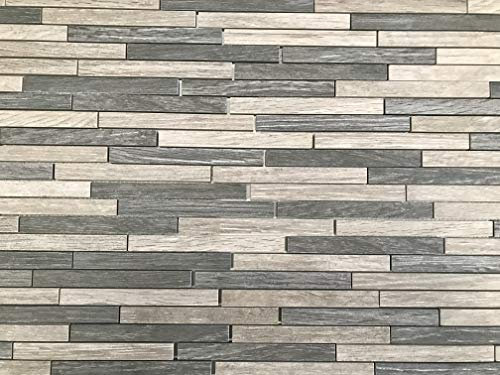 mosaico de red ceramica, madera baldosa azulejo gres porcelanico efecto madera color mix antracita y gris