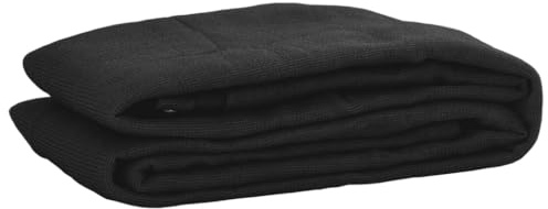 vidaXL Anhängernetz HDPE 2,5x4 m Schwarz