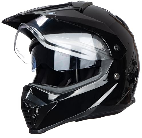 JIEKAI Adventure Helme Motocross Helm Sicherheitsnorm ECE 22.05 Motorradhelme,Roller Ski ATV Helm
