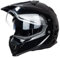 JIEKAI Adventure Helme Motocross Helm Sicherheitsnorm ECE 22.05 Motorradhelme,Roller Ski ATV Helm (S, Gloss Schwarz)