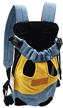 PetPhindU Hundeschleuderträger Haustierträger Hundetaschen für Reisende Hundetasche mit Katzenbeutel Rucksack Atmungsfreie Reise Tragbare Brusthunde Bag Katzenbeutel Wander Rucksack Hund Reisetasche