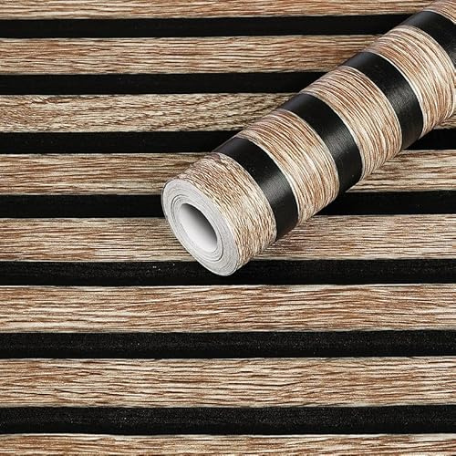 Visario Tapeten Folie 3000-S selbstklebend 10m x 45cm Holz Furnier Dekorfolie Möbelfolie Tapete 3078