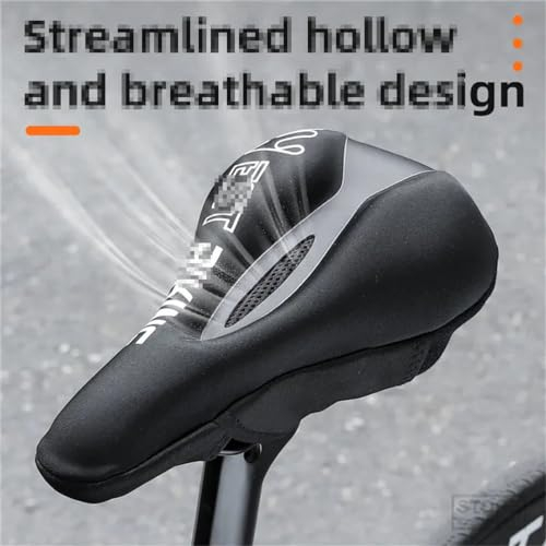 6 Farbe Bequeme Fahrrad Sitzbezüge Soft Gel Memory Foam Sattelbezug Mesh Atmungsaktiv MTB Rennrad Kissen Lila
