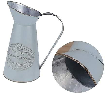 RORPOIR Vaso Decorativo Metallo Francese Vintage Per Fiori Accessorio Per Matrimoni e Decorazioni Casa Per e