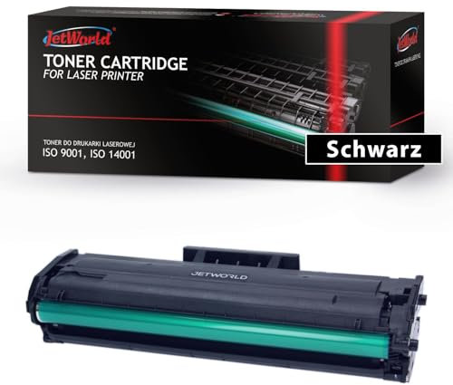JetWorld Toner Ersatz Samsung MLTD1042S Schwarz für ML-1660, ML-1665, ML-1670, ML-1675, ML-1860, ML-1865, ML-1865W, SCX-3200, SCX-3205, SCX-3205W 1500 Seiten je Tonerkartusche