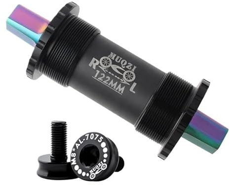 Movimento Centrale Perno Quadro Movimento centrale for mountain bike di tipo quadrato cuscinetto in ceramica 68-103/107/110 mm perno in lega di titanio parti for bicicletta Movimento Centrale Mtb(122m