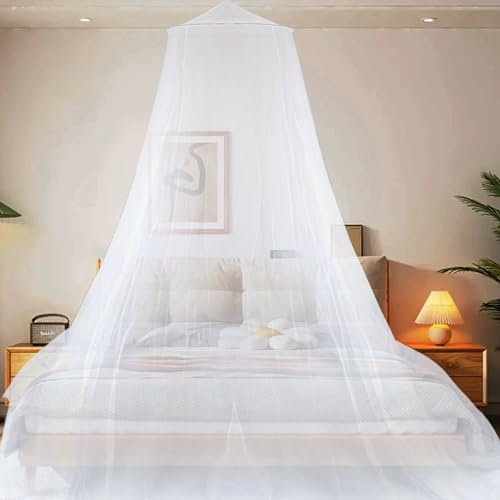 Moskitonetz 250 x 1100 x 60cm Moskitonet Bett Für Doppelbett Einzelbett Großes Moskitonet Reise Moskitonet Bett Baldachin Moskitonet Outdoor für Reise und zu Hause Indoor (A)