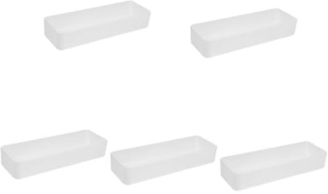 DECHOUS 5 Ensembles Boîte De Rangement Boite Rangement Boite De Rangement Argenterie Boîtes De Rangement Transparentes avec Couvercles Organisateur De Cuillère Porte-Couverts 2 Pièces * 5