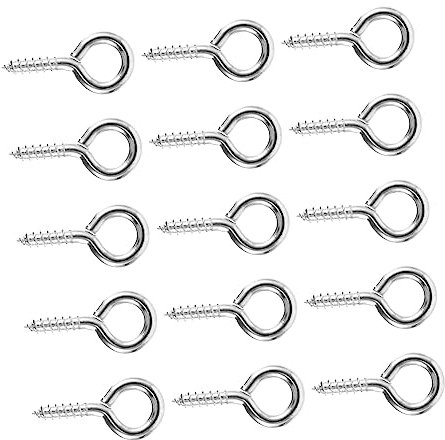 DOITOOL 30pezzi Ganci Vite Per Pecore Set Chiodi Vite Autofilettanti Forniture Da Te Per Appendere Tazze Asciugamani Piante Luci Decorazioni Risparmiare Spazio