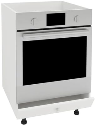 haaus Backofenschrank Yukon, Weiß, 60 x 58 x 87 cm