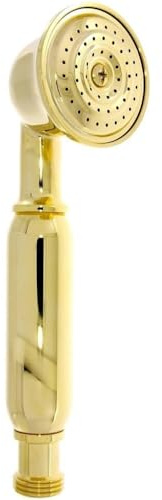 Schläfer 81135110 | Vintage Duschkopf, Universal Retro Antik Hochdruck Universal Duschkopf, Nostalgie Duschtelefon aus Messing, Gold