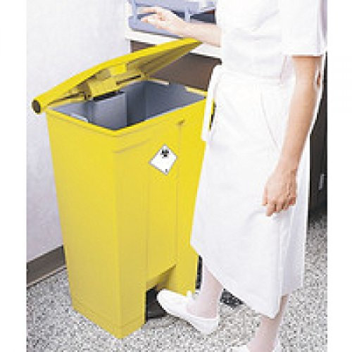 Step on 30.5 Litre Yellow Waste Container 313503