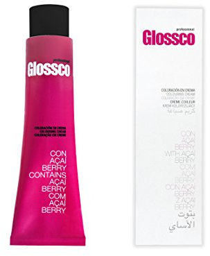 GLOSSCO PROFESSIONAL - Tinte Pelo Glossco 06 Matizador Rojo, 100 ml, Coloración Permanente en Crema, con Açaí Berry y Aceite de Argán, Cobertura Total, Brillo y Color Intenso, Mayor Duración