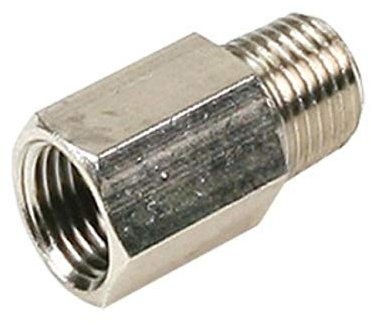 VIAIR 92831 1/4 NPT Nickel Plated Check Valve, Silver