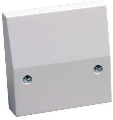 CED 45Amp Cooker Outlet Plate Connection Unit, BS5733, Cable Clamp 4-16mm2 Cable, Terminal Capacity 3x2.5mm for 20/25A, White