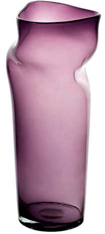 Blumenvase, Bodenvase, Glas Vase Andromeda, violett, 38 cm, moderner Style (Art Glass Powered by Cristalica)