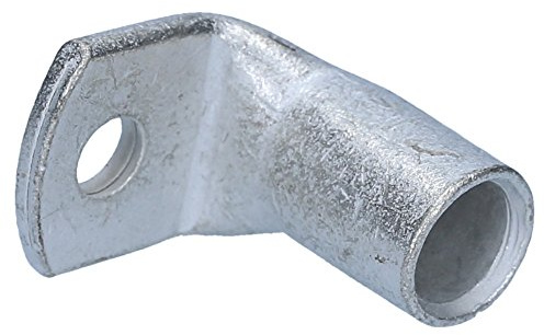 10 Stück Cembre A10-L8 Rohrkabelschuh 90° gewinkelt 50mm² M8 unisoliert aus Kupfer verzinnt