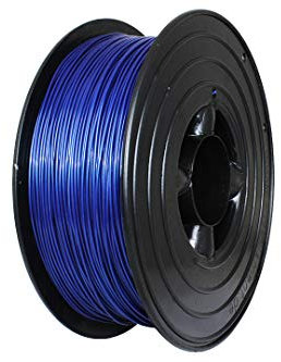 OWL-Filament Premium 3D PLA Filament RAL5026 1kg 1,75mm Made in Germany (Blau Metallic)