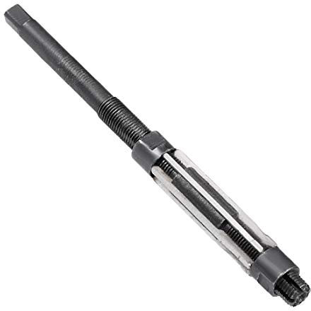 sourcing map Adjustable Hand Reamer 12.75-13.75mm High Speed Steel H8 6 Straight Flutes Milling Cutter Tool Metric Reaming Drill Bit for Metal