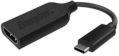 Energizer Adaptateur USB-C vers HDMI 4K - Convertisseur Vidéo Ultra HD Haute Résolution - Câble 12cm Robuste - Plug & Play pour MacBook, PC Portable, Tablette et Écrans Externes - Noir