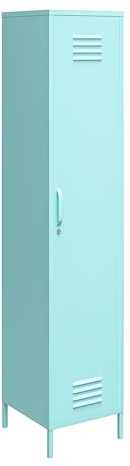 Novogratz Cache Single Metal Locker Storage Cabinet Green