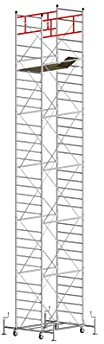 Trabattello altezza di lavoro 10,35 m in acciaio serie M5 SUPERLUX - made in italy I SCEDIL