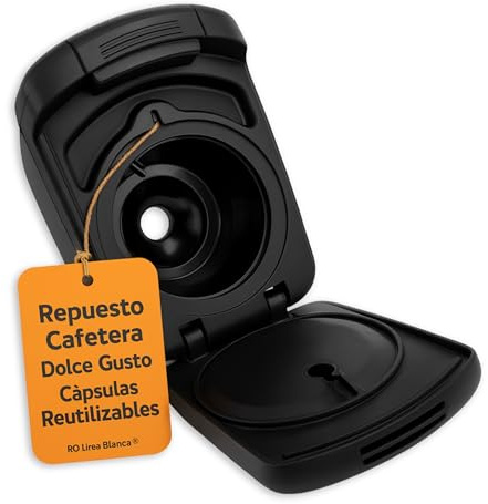 RO Linea Blanca Kapselhalter kompatibel mit Krups Dolce Gusto Lumio MS-624360, Original-Ersatzteil Cafe KP130 KP310, kompatibel mit DeLonghi EDG325 EDG355, Kunststoff, Schwarz, hohe Temperatur