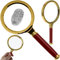 Retoo Loupe De Lecture avec Grossissement 10 X, Loupe pour Journaux,Lecture, Bijoux, Seniors, Malvoyant, Observation Et Travaux Manuels, pour Les Enfants, pour Lire Aisément Les Pièces De Monnaie