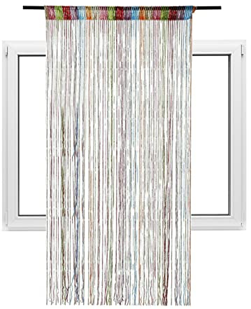 Cuentas para Puerta, 100 x 200 cm, Decorativa, antimosquitos para Ventanas, casa, terraza, Dormitorio, Boda