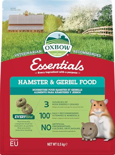 Oxbow Essentials Comida para Hámster y Gerbo - 0,5kg