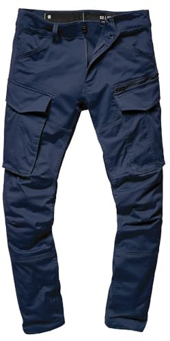 G-STAR Rovic Zip 3D Regular Tapered Pants, Pantaloni, Uomo, Blu (Salute D02190-5126-C742), 33W / 32L