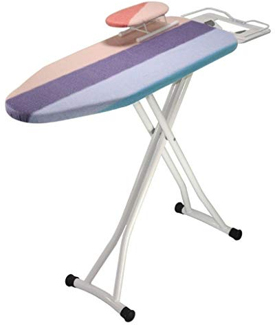 Asse da stiro per hotel, asse da stiro in acciaio di qualità, asse da stiro durevole e addensato, asse da stiro con supporto per maniche piccole, assi da stiro multicolore (Color : B, Size :