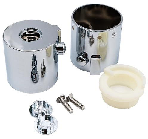 Hsthe Sea – poignée de contrôle de température de Douche, 1 Paire, poignée thermostatique chromée pour contrôleur de température de Douche