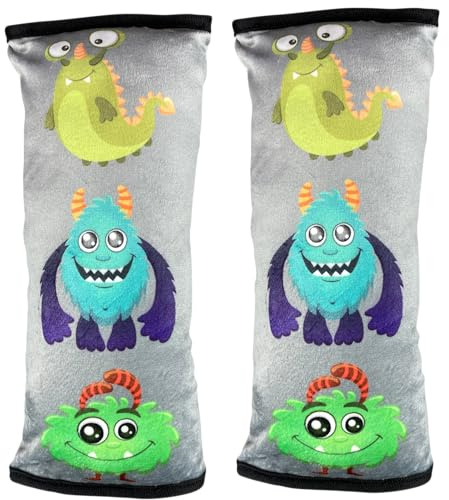 HECKBO 2x Monster Gurtkissen