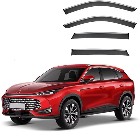 Deflectores de Viento para MG HS 15FDE 2025+, Deflector de Lluvia Deportivo Duraderos Accesorios Coche