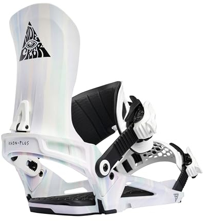 Nidecker Fijaciones de snowboard unisex Kaon-Plus (blanco bio, pequeño)