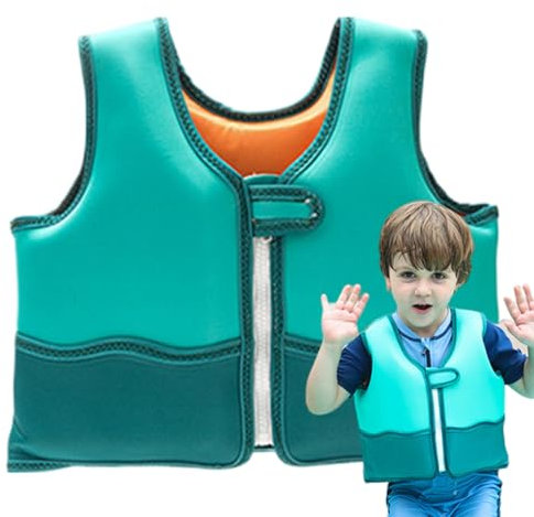 Chaleco de natación para bebé, chaquetas de natación para niños, esponja de relleno de doble capa de 30 mm, antiahogamiento, almohadilla flotante para piscina de bebé para 20-50 libras, ayuda de