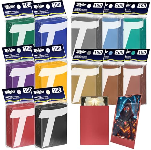 1200ct Sammelkartenhülle Perfekte Passform MTG Kartenhüllen Sportkartenschutz für Fotokarte, Standard TCG Karten Sleeve Fit für Magic Baseball Card 66 * 91 mm