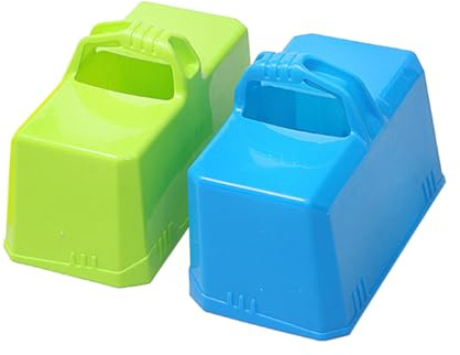 BESTonZON Moule Igloo 2pcs en Plastique Léger pour Créer des Briques de Neige Sable, Jouet d'hiver D'extérieur pour Jeux en Hiver Couleur Aléatoire