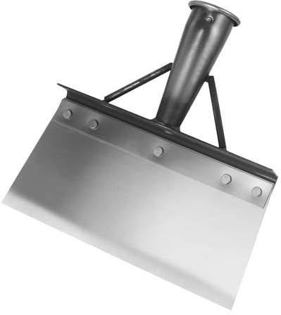 Pala de Limpieza Multifuncional, 20cm Pala de Limpieza Multifuncional para Jardín al Aire Libre,Pala Plana de Acero para Musgo, Palear Nieve