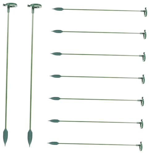 SUPVOX Supports pour Plantes en Abs Vert et Empêchant Le Fléchissement Lot de 10 Favorisant Une Croissance Saine Tuteurs pour Plantes Grimpantes et Pois