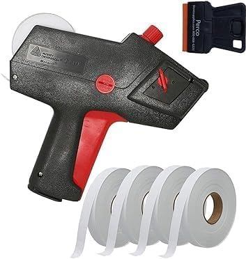JIO Monarch 1110 Pricing Gun Kit – Semi-Automatic Label Tagging Gun with 8,500 Price Labels & Preloaded Ink Roller – 1-Line Handheld Labeler for Retail, Grocery, Shop & Warehouse Use