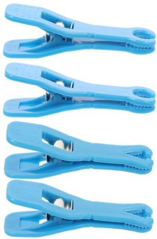 Kit de Perforación Corporal Desechable Azul Abs, 4 Piezas para Orejas | Pinza de Apertura Profesional, Uso en Casa y Fijación Corporal, Diseño Seguro y Fácil de Operar