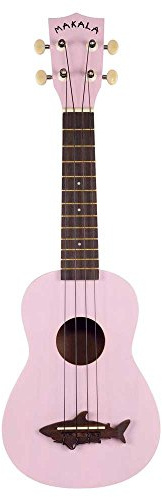 KALA MK-SS/PNK - Shell Pink, Vintage Satin Finish - Makala Shark Soprano Ukulele